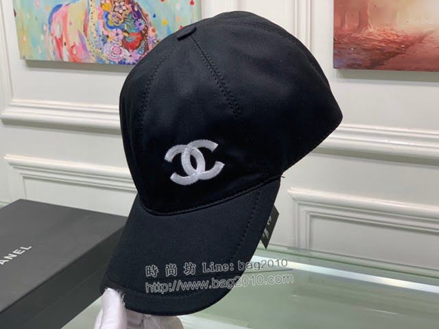 Chanel新品女士帽子 香奈兒立體刺繡鴨舌帽棒球帽  mm1722